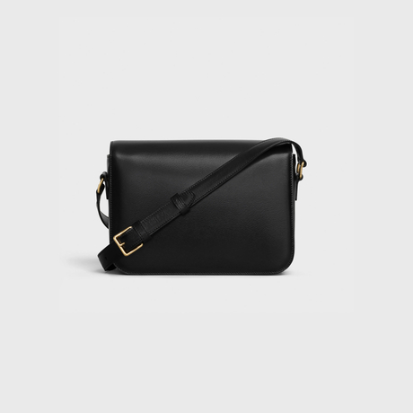 CLASSIQUE TRIOMPHE BAG IN SHINY CALFSKIN BLACK